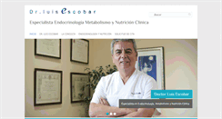 Desktop Screenshot of doctorluisescobar.com